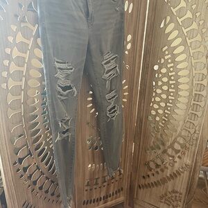American Eagle Distressed Skinny Jeans -Extra Long